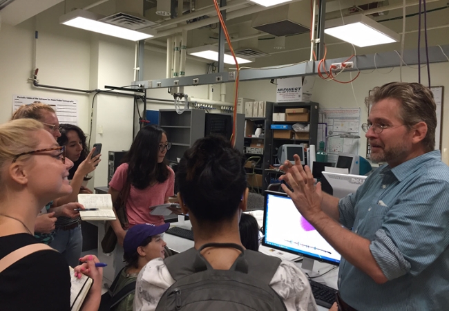 touring Deiter's lab