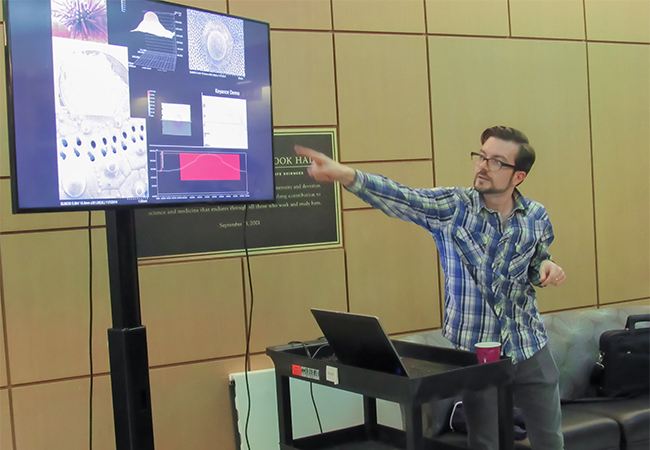 Eric presenting 