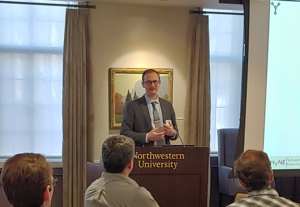 Dr. Ben Myers presenting his talk