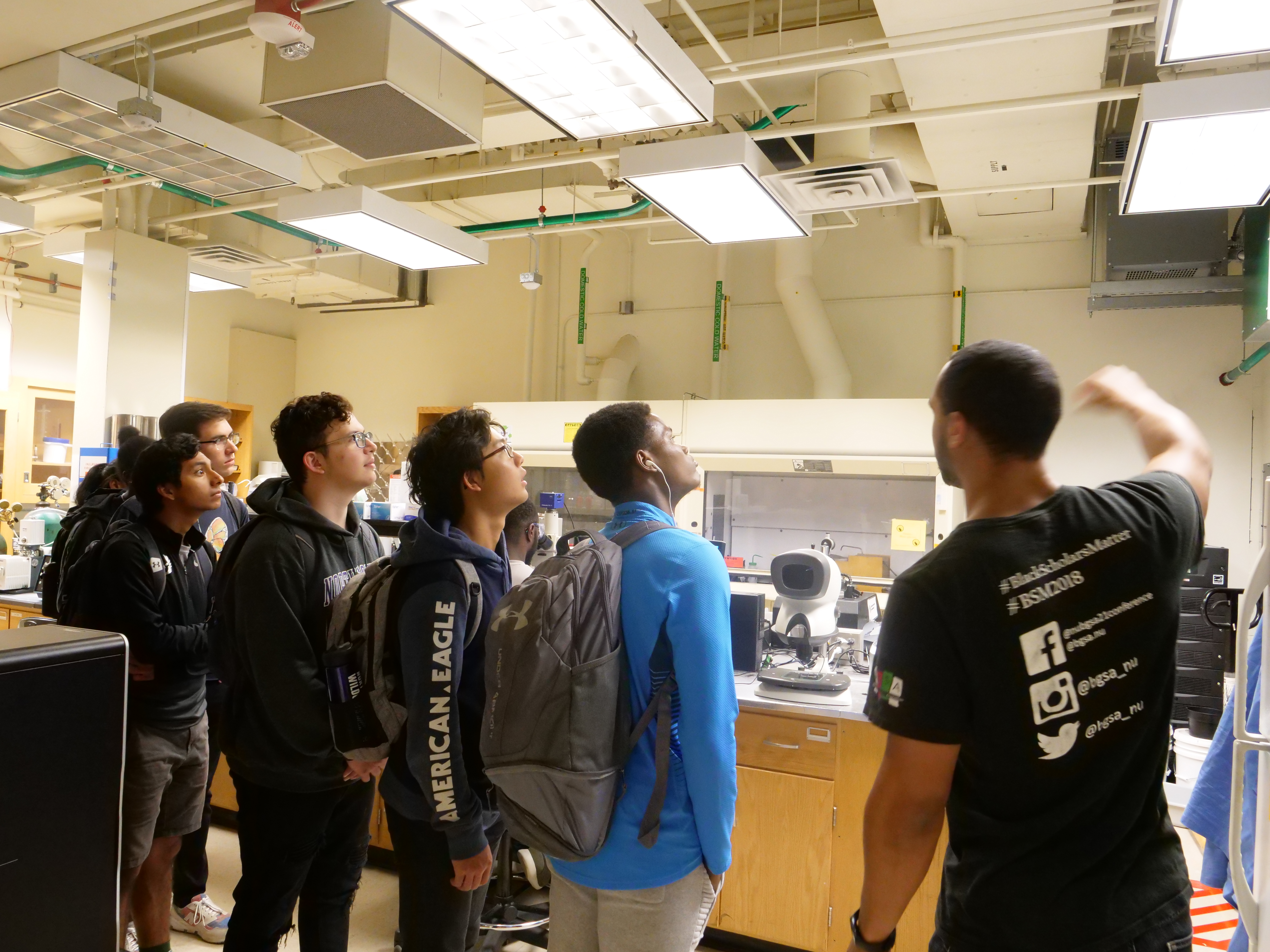 students tour EPIC facilities