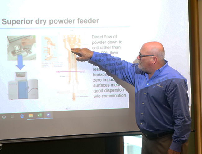 David Sunday presenting 