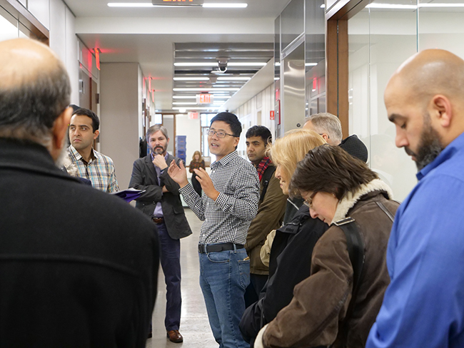 Dr. Xinqi Chen with the IIN tour group
