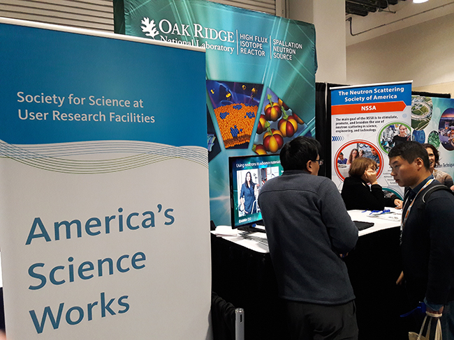 Oak ridge research center booth