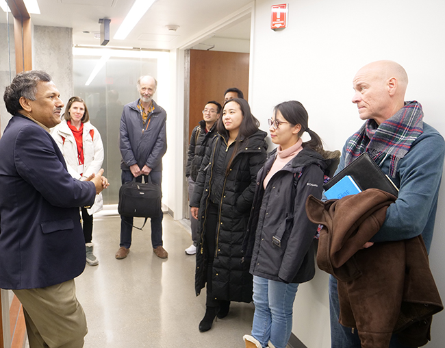 Vinayak with NAISE Fellows tour group