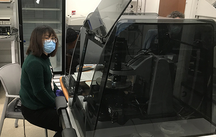 User in the Lab