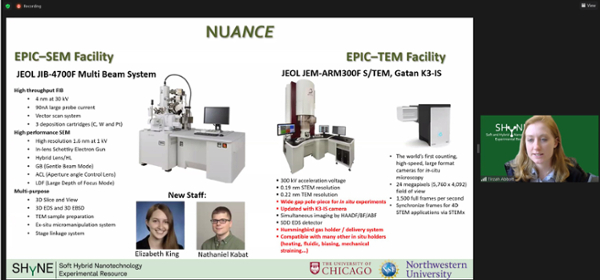 screenshot of Tirzah Abbott's presentation