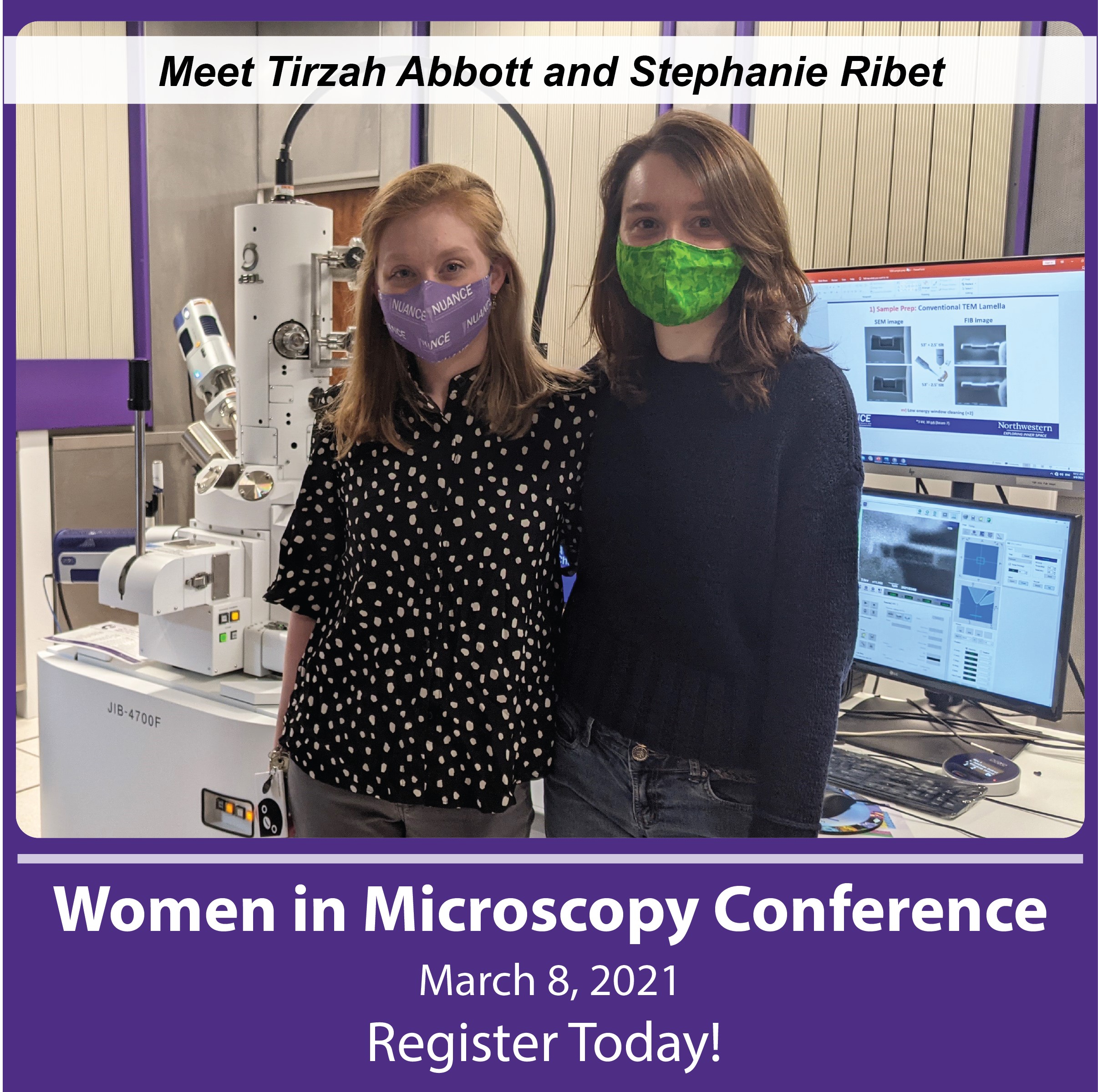 Tirzah Abbott and Stephanie Ribet, co-organizers