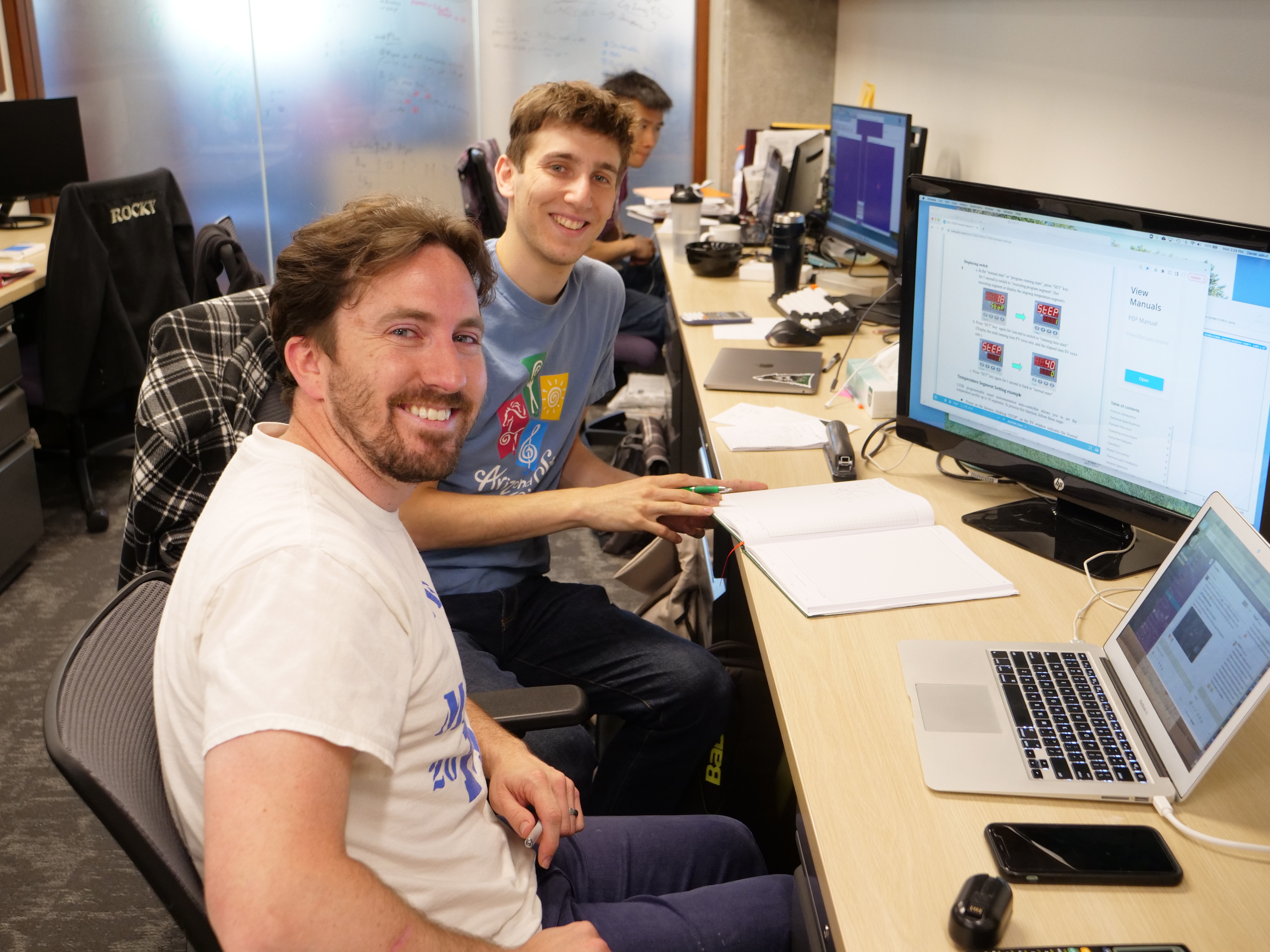 Daniel Jalkut with his mentor, Ben Shindel of VPD Group