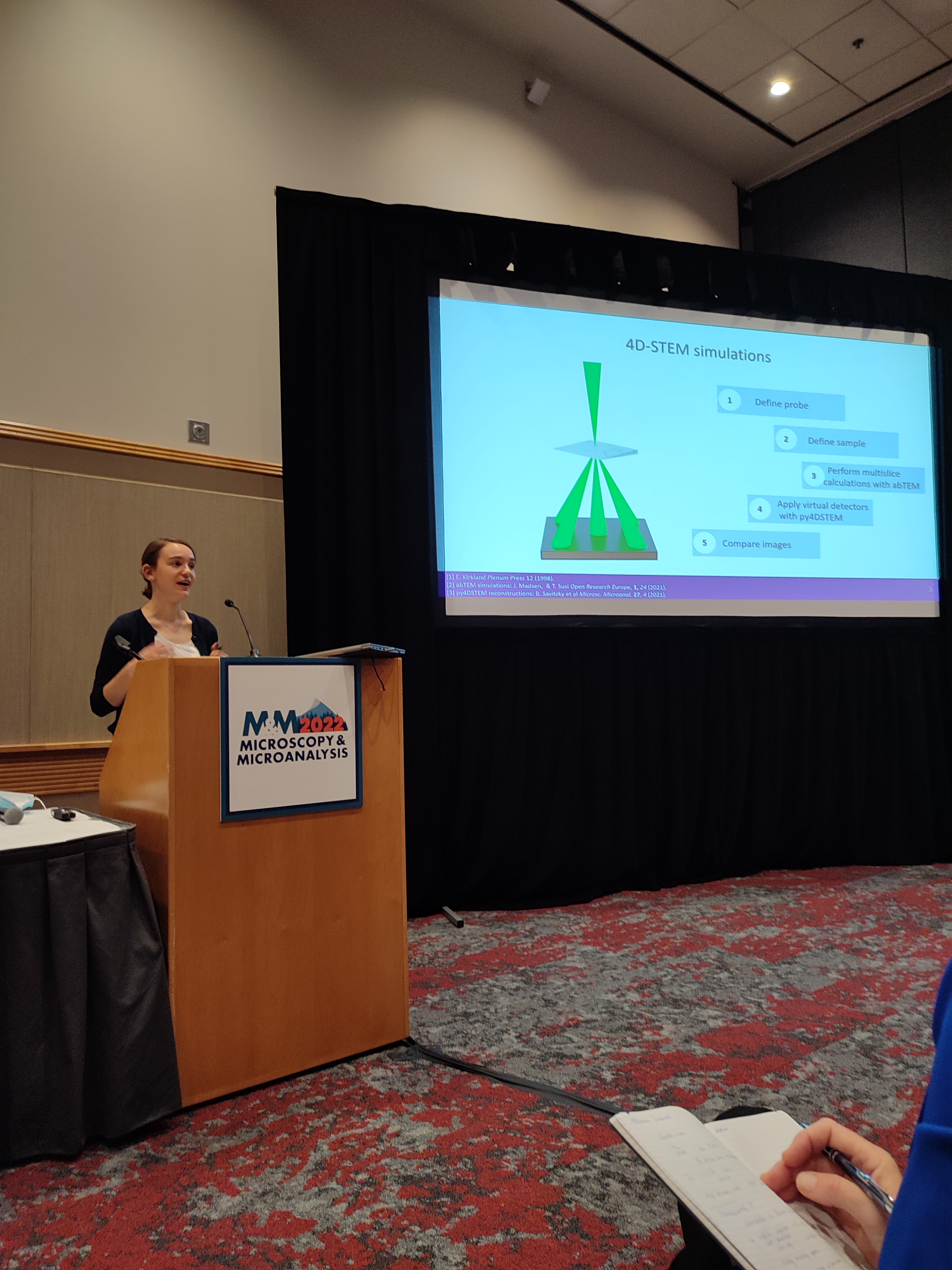 VPD Grad Student Stephanie Ribet presenting her research