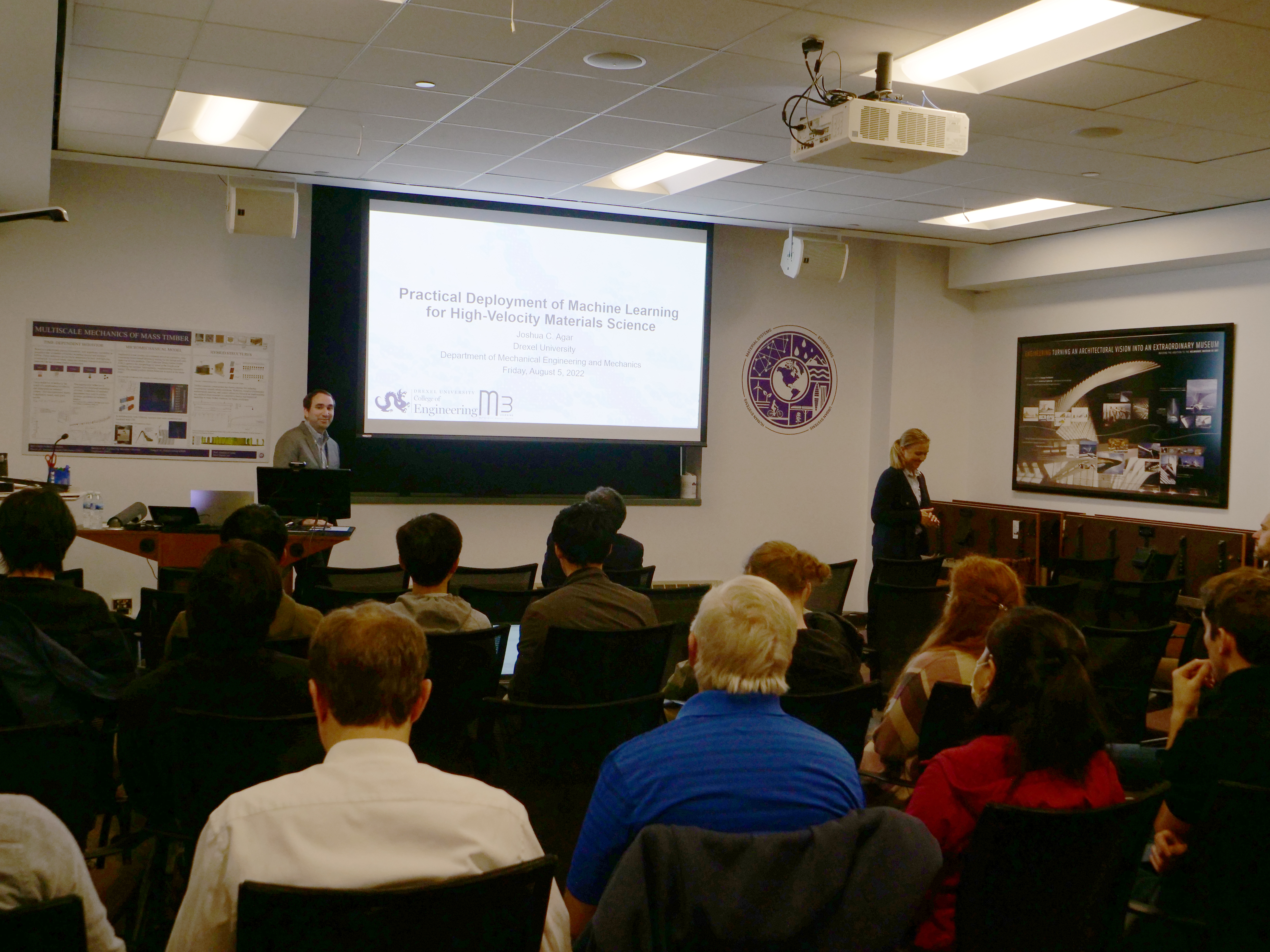 Prof Agar presenting