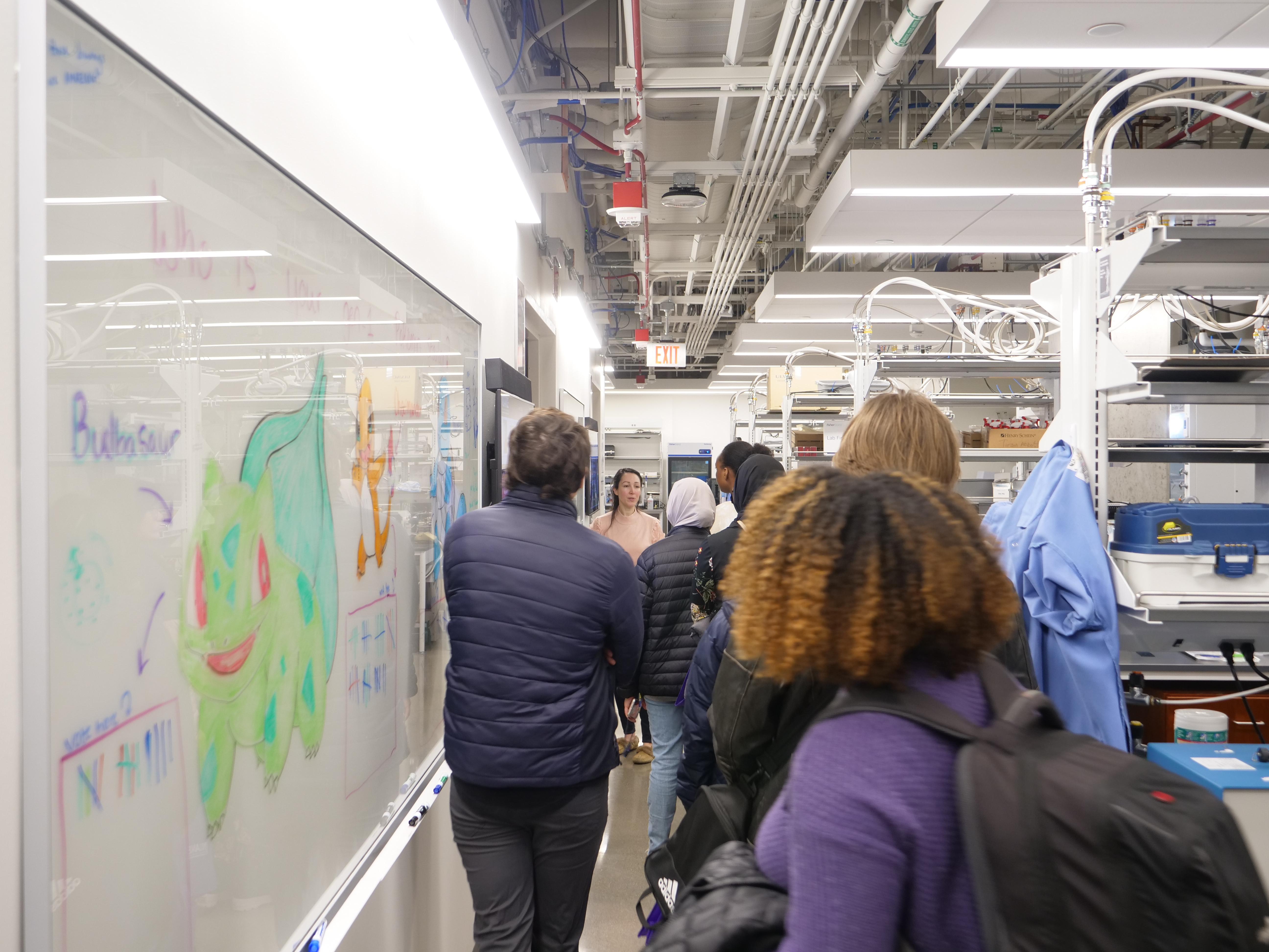 CPS students touring NUANCE 