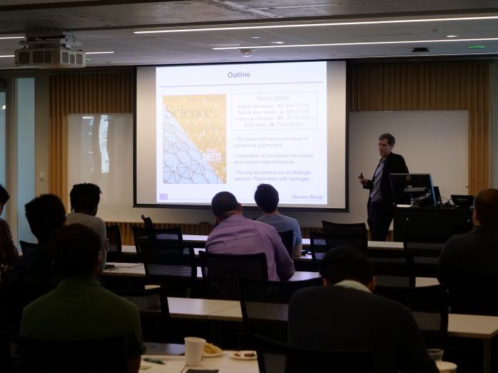 Mark Hersam presenting