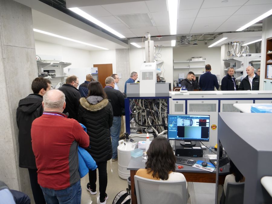 checking out the lab
