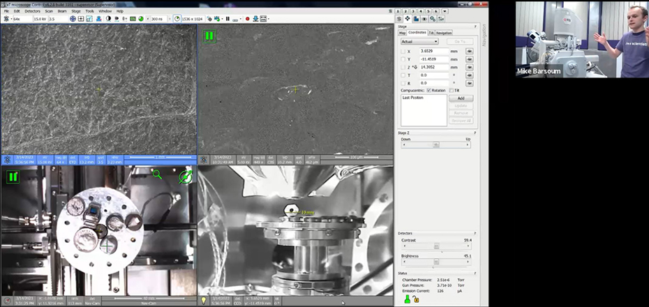 remote video access to SEM