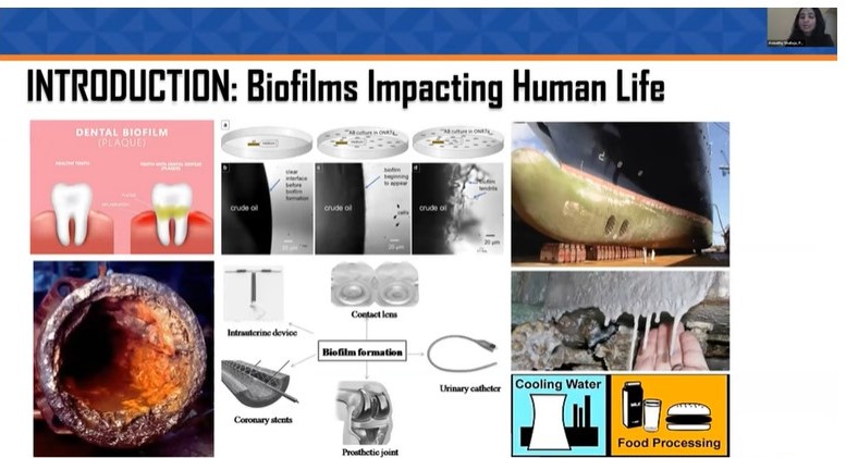 screenshot of Dr. Aswathy presenting