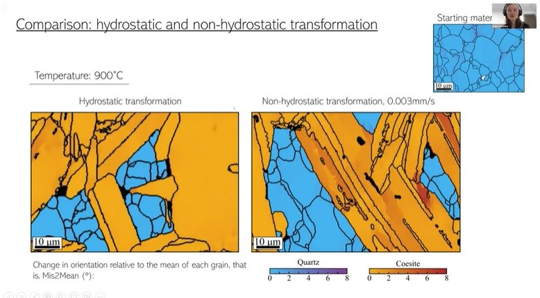 Screenshot of Dr Rellie Goddard presenting her talk