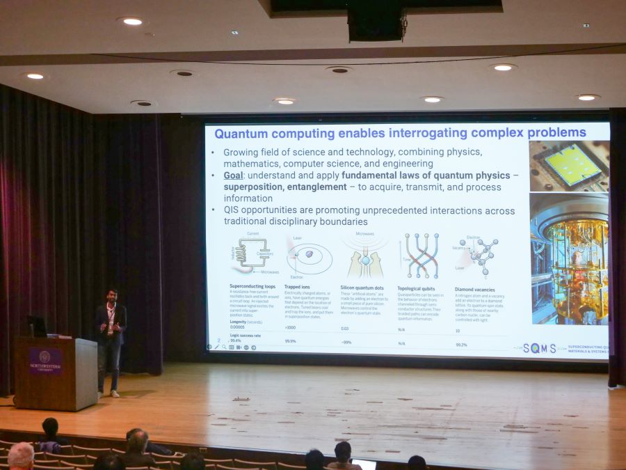 Akshay Murthy presenting