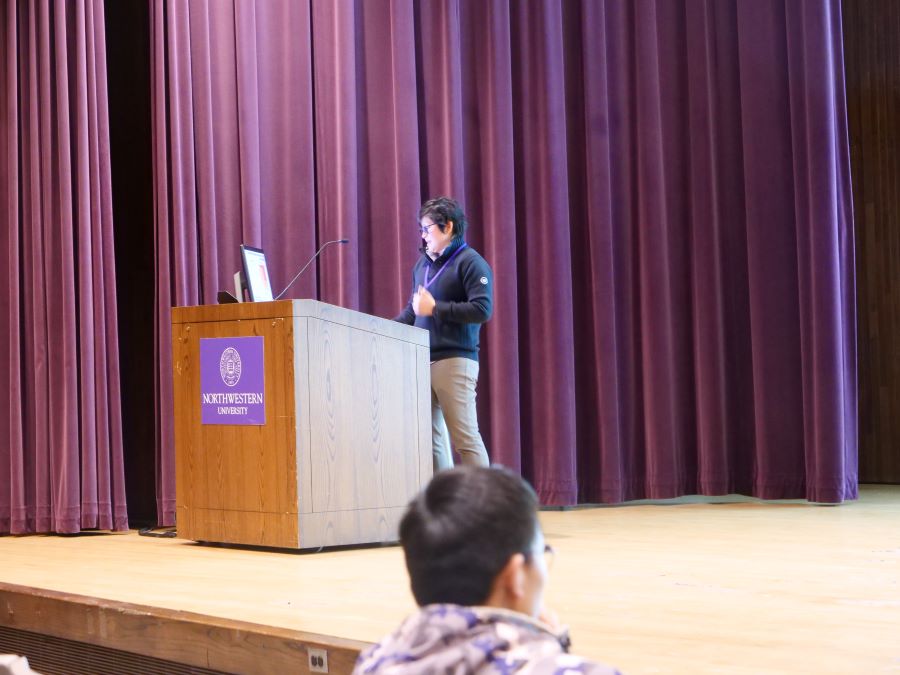 Grace Luo presenting