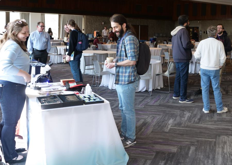 visiting with vendors