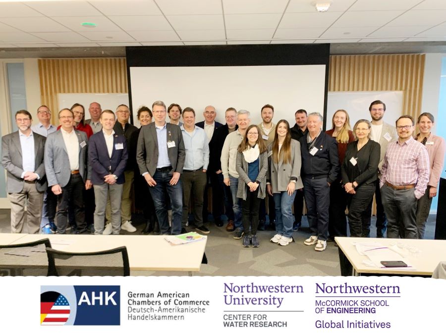 Group photo of water professionals from Germany