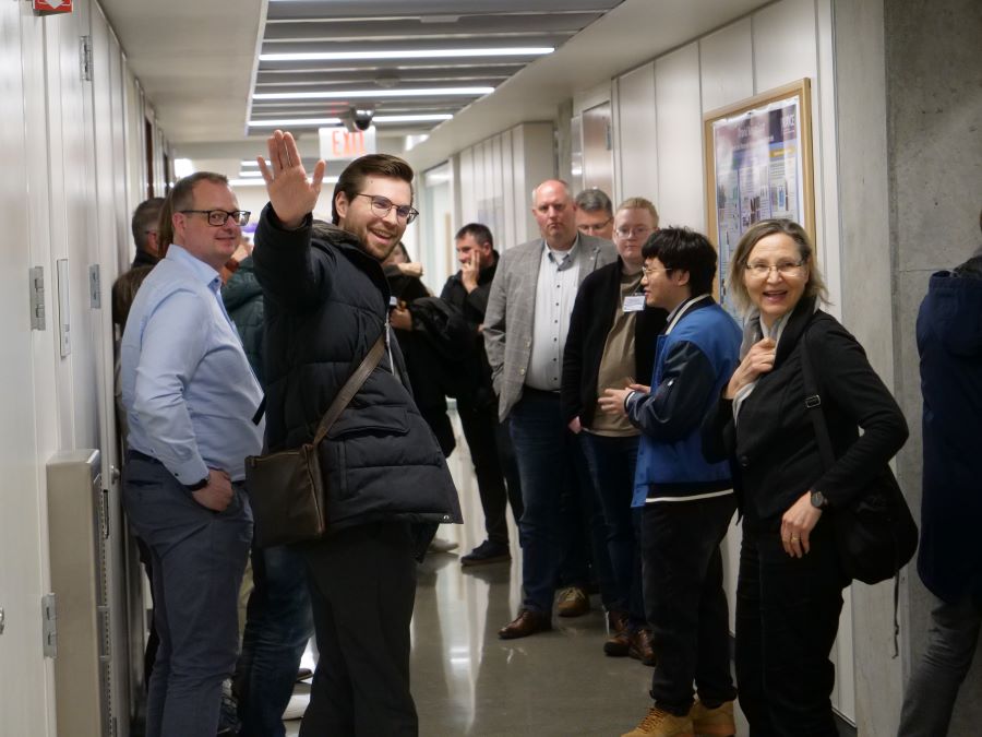 Tour of German water industry professionals at NUANCE