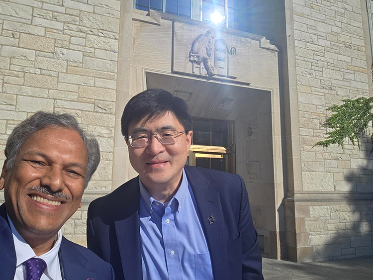 Vinayak Dravid & President Chiang