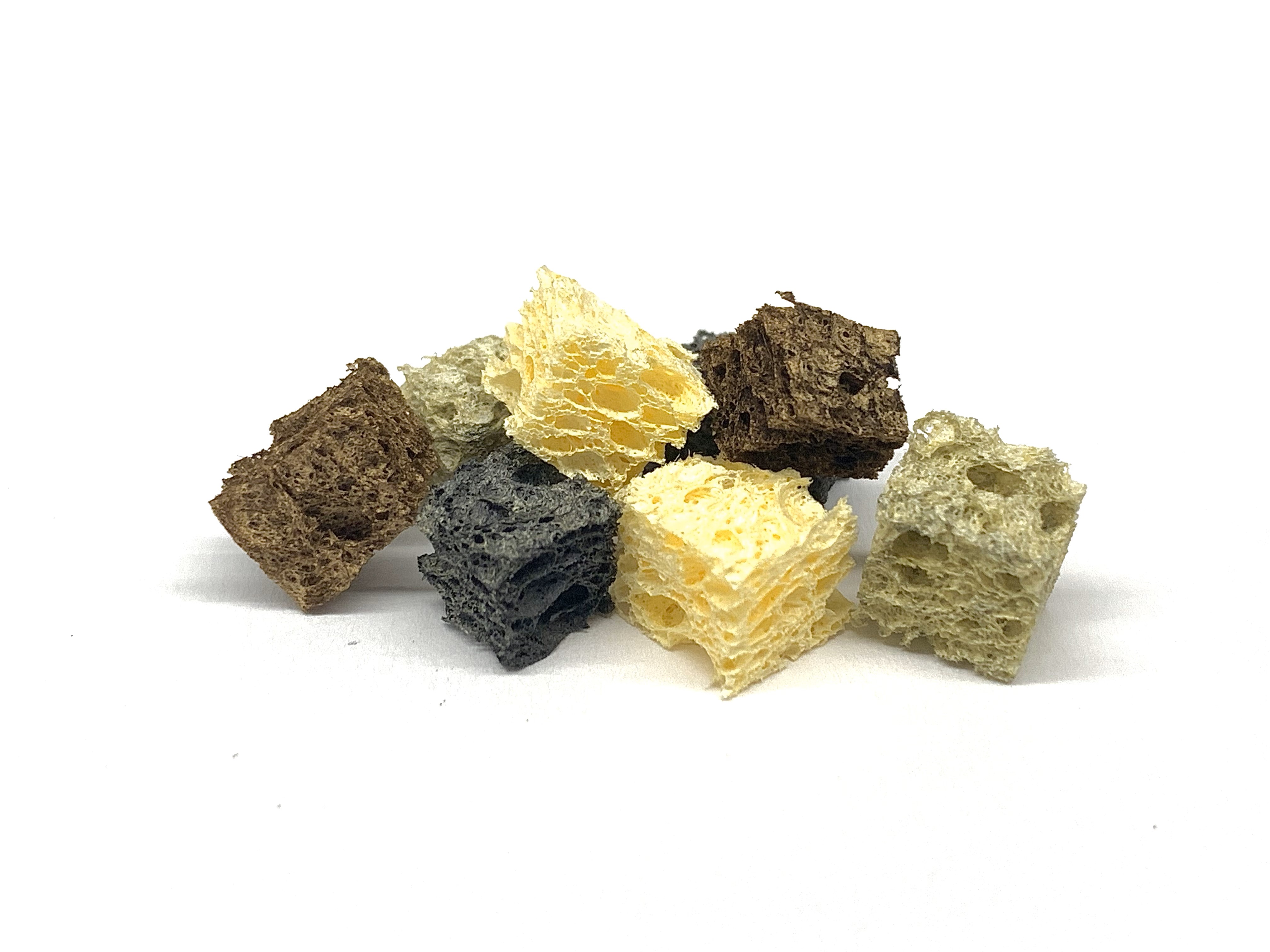 micro plastics sponges